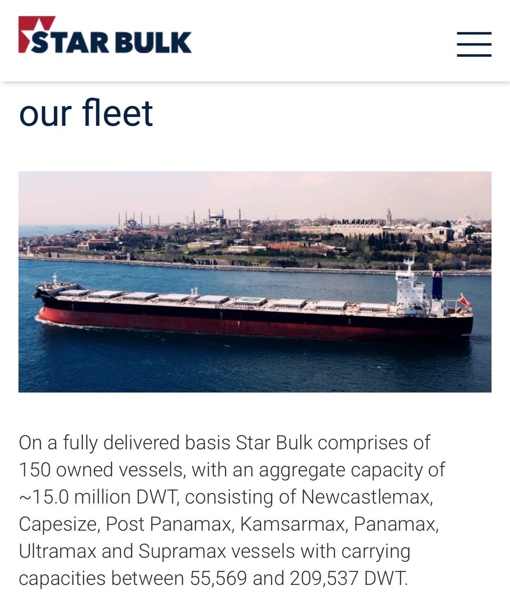 NewsOnInvesting's tweet image. #StocksToBuy
Star Bulk Carriers ( $SBLK)
150 owned vessels โด๏ธ
& Declares 8.78% Dividend๐ฐ
$RONN #OTC #nasdaq $F $T $AMD $AAPL $TSLA $DIS $MSTR $AITX $AMZN $LGMK $XBT $MODG $Q $CAG $UNH $TFNY $EBS $ILLR $PTPI $MJLB $TKMO $YEE $WALE $DOGE $SKI $BRETT $CHKR $INTC $BTC $KENDU $SONG