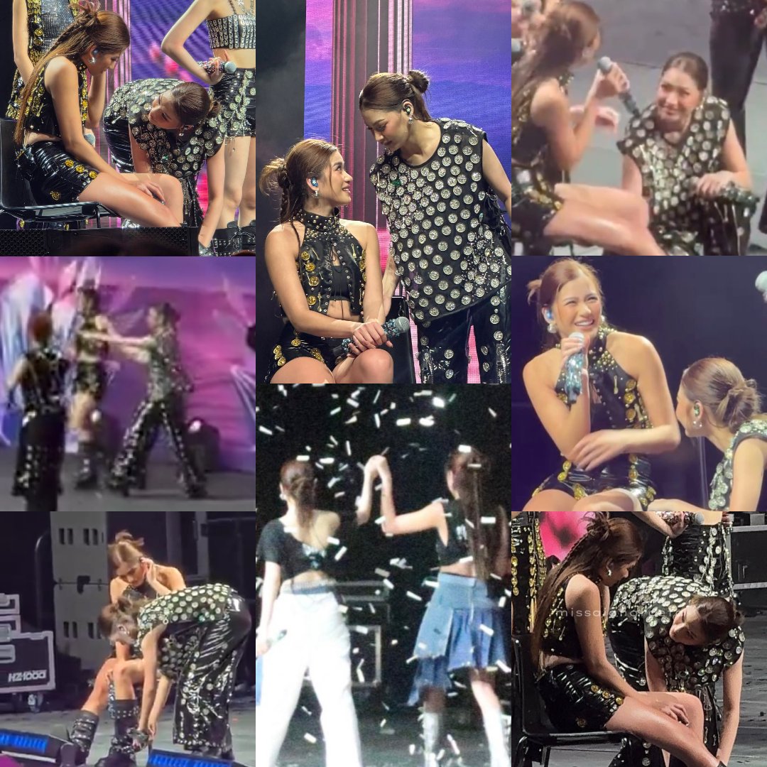 aiahcakes_'s tweet photo. This answer hits different now 🥹❤️‍🩹

"ewan ko ba parang mas nahihirapan ako and hindi ako mapakali if hindi ako nag momonitor. Personality ko na ‘to😂 tsaka di ko kaya na ang ganda ng performance ko on stage pero nahihirapan yung girls." 

Mothered so hard, I love you Colet! 💚 https://t.co/iq9NhtqJAZ