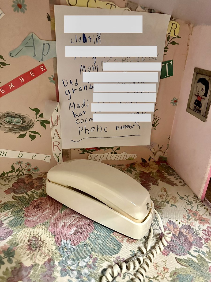 Love this! We got a landline for our kids this past Christmas with some other neighborhood families, and it’s been a big step for their independence.

The phone you never have to worry about them using.