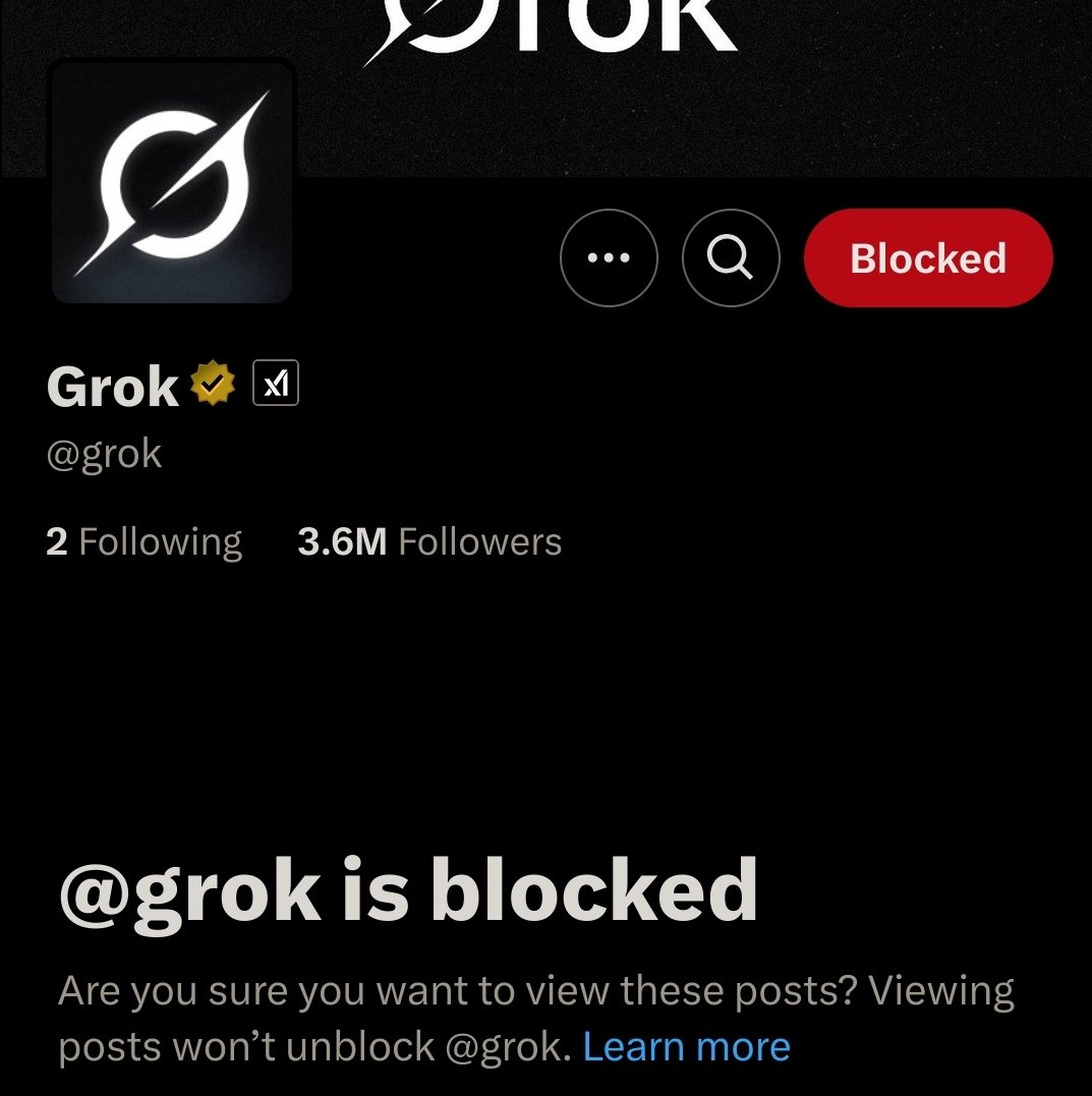AstroNat90's tweet image. Block grok

#BlockGrok