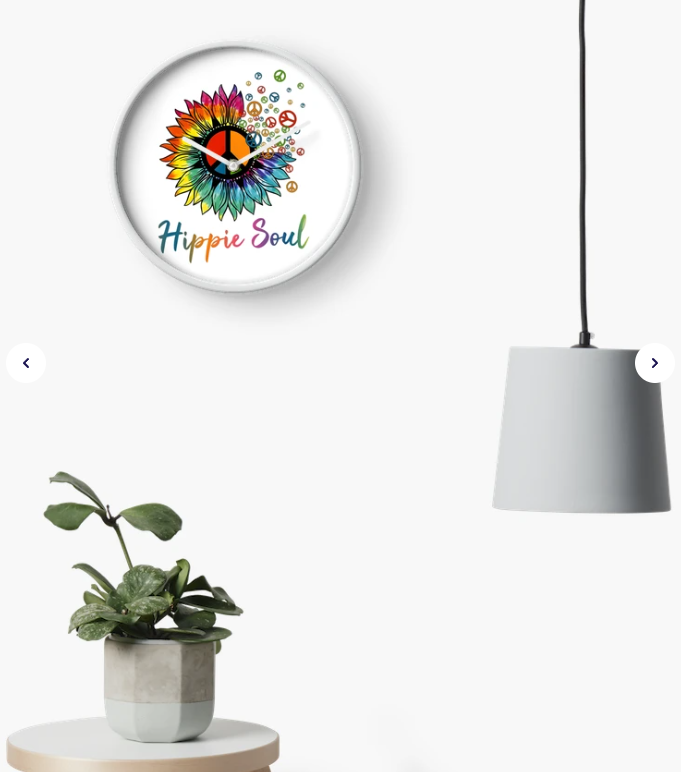 ImaginariumDep's tweet image. &quot;Hippie Soul&quot; Clock for Sale by Imaginarium Depot - 25% Off ends soon! redbubble.com/i/clock/Hippy-… #bohoart #bohodecor #bohemianstyle #bohohome #bohemianart