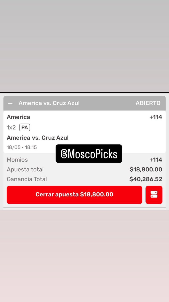 moscopicks's tweet image. 🚨PICK LIGA MX🚨
Para ver con emoción el juego 🤷🏻‍♂️