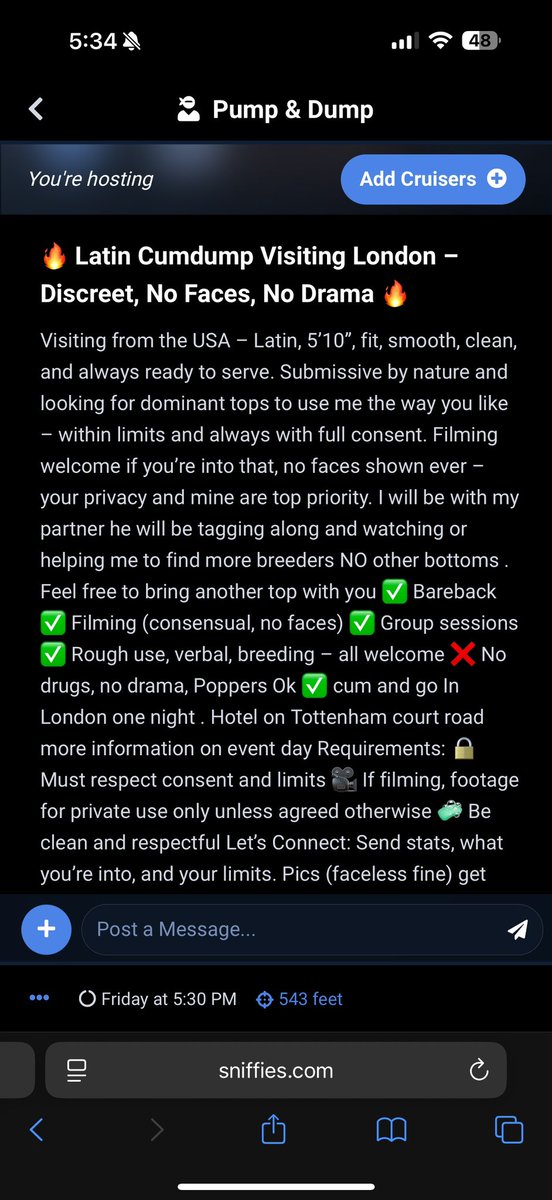 anonforloads's tweet photo. Cumdump hosting next Friday 23/05/25 in central London, UK. Looking for all breeders. Find me on Sniffies for invite or reach out to me on here @BestCumdumps @uncommondickk @CumdumpHotels https://t.co/9uXirbyVAU