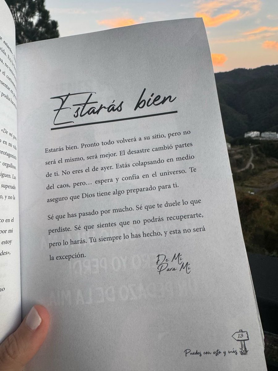 De mis libros: “De mí para mí, la tormenta pasará” y “De mí para mí, puedes con esto y más”.