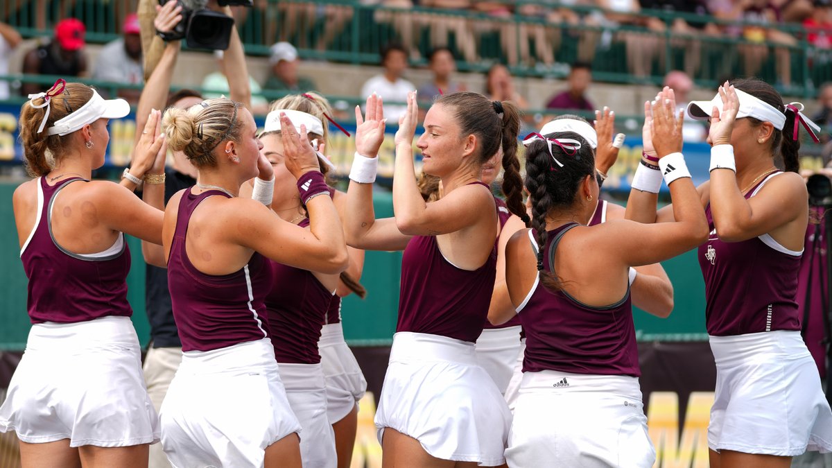 NCAA Tennis (@ncaatennis) on Twitter photo Congratulations to <a href="/AggieWTEN/">Texas A&M Women's Tennis</a> on a fantastic season and a 2025 NCAA runner-up finish 👏
#NCAATennis Congratulations to <a href="/AggieWTEN/">Texas A&M Women's Tennis</a> on a fantastic season and a 2025 NCAA runner-up finish 👏
#NCAATennis