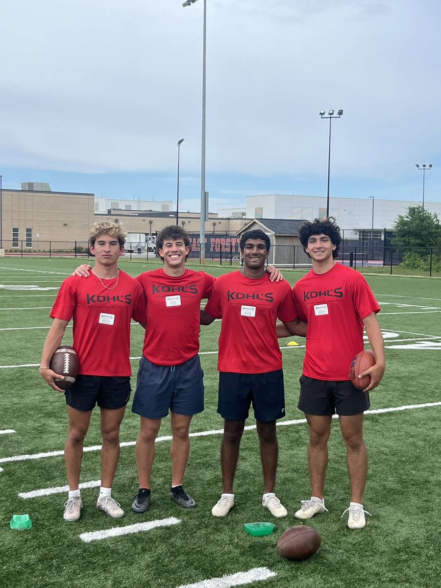 Vikas Reddy (@vikas_reddy9237) on Twitter photo Great camp today at the <a href="/KohlsKicking/">Kohl's Kicking Camps</a> southern showcase today. Charted 12/15 total points on field goals with a big ball of a 57 yard field goal, and charted a 74 and a 73 yard kickoff. Excited for summer camps. <a href="/HKA_Tanalski/">Adam</a> <a href="/Wildcatfbatl/">Westminster Football</a> <a href="/coachstewgocats/">Nelson Stewart</a> <a href="/Briggs_bourg/">briggs bourgeois</a> Great camp today at the <a href="/KohlsKicking/">Kohl's Kicking Camps</a> southern showcase today. Charted 12/15 total points on field goals with a big ball of a 57 yard field goal, and charted a 74 and a 73 yard kickoff. Excited for summer camps. <a href="/HKA_Tanalski/">Adam</a> <a href="/Wildcatfbatl/">Westminster Football</a> <a href="/coachstewgocats/">Nelson Stewart</a> <a href="/Briggs_bourg/">briggs bourgeois</a>