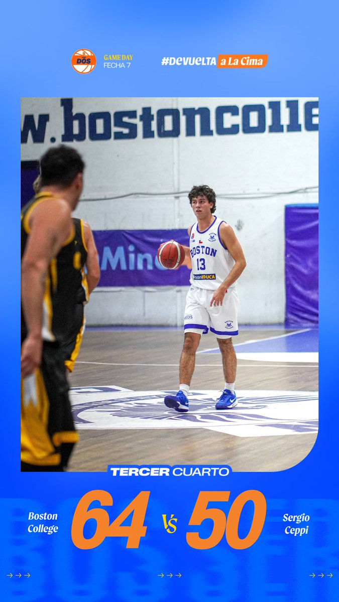 ¡𝐓𝐄𝐑𝐂𝐄𝐑 𝐂𝐔𝐀𝐑𝐓𝐎! 🏀

⏱️ Última pausa.

El Boston está encendido y se viene el cuarto final. ¡A darlo todo en los últimos minutos! 🙂

En vivo 👉 basquetpass.tv/#view/19876

#DaleBoston 🔵🟡