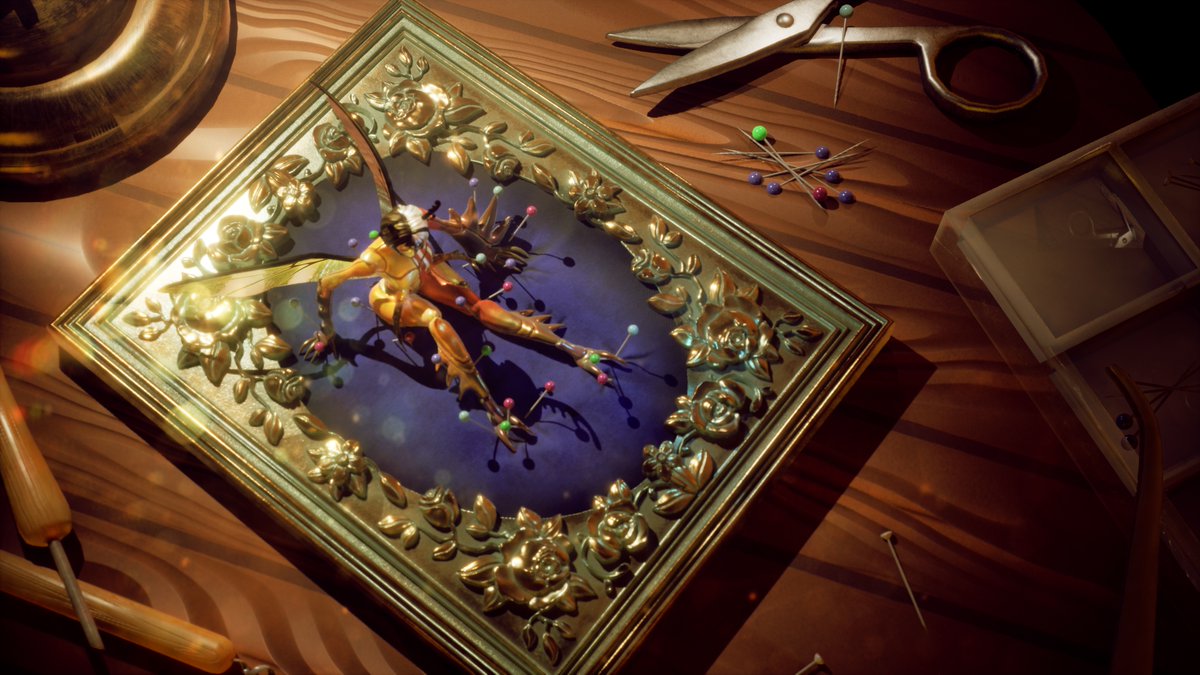 teorantula's tweet photo. The Taxidermist's Table - My first semester university brief done 🪲🐞 More breakdowns and info about them on my artstation https://t.co/fR4017OQgS https://t.co/iOt54ZNkWg