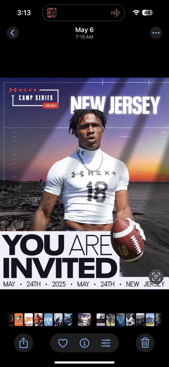 NE-Recruits (@ne6fb_recruits) on Twitter photo Camp ⚔️ SZN
<a href="/MHSfootballMA/">Mansfield Football</a>’s 6’4 210 WR <a href="/AndrewDeG15/">Andrew DeGirolamo</a> ‘26 prospect has earned his place at the UA Next Camp in NJ on the 24th‼️
Congrats, Andrew.
<a href="/UANextFootball/">All-America Game</a> Camp ⚔️ SZN
<a href="/MHSfootballMA/">Mansfield Football</a>’s 6’4 210 WR <a href="/AndrewDeG15/">Andrew DeGirolamo</a> ‘26 prospect has earned his place at the UA Next Camp in NJ on the 24th‼️
Congrats, Andrew.
<a href="/UANextFootball/">All-America Game</a>