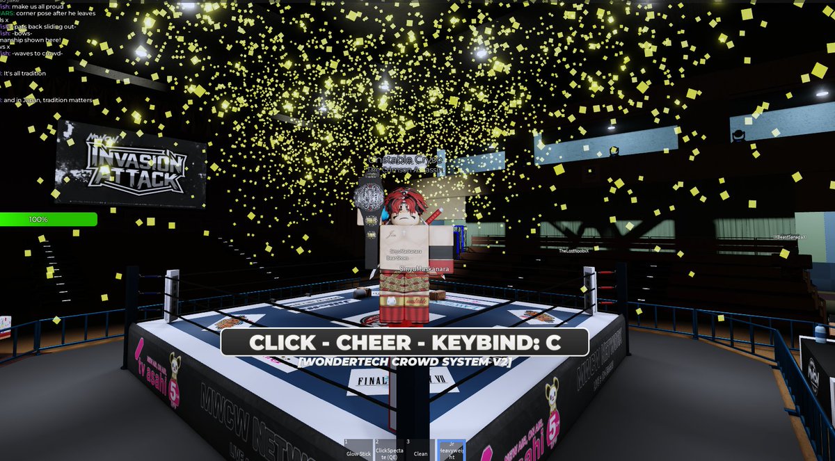 20/1
#ANDNEW MWCW Junior Heavyweight Champion.

日本で試合ができてMWCWに復帰できたのは光栄だった。シンユウと戦えたのも光栄だった。君を誇りに思わせてあげるよ。