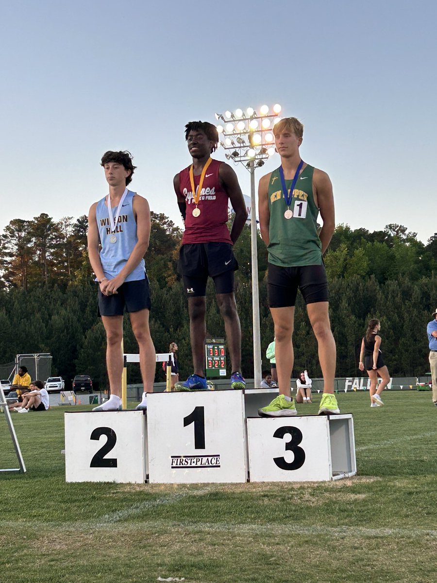 Honored to host the SCISA 4A State Championship for the 1st time in school history! Great effort by our athletes and great things to come! 
2x State Champion in Disc and 3rd in Shot- Austin Huff
3rd in TJ - Claire Benenhaley
3rd in 400h - Peter Essig
#presstowardsthemark