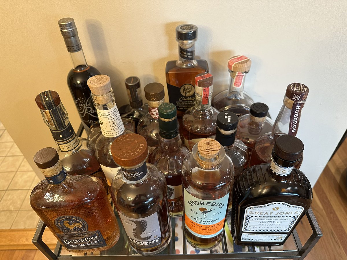 Eric Mirlis (@themirl) on Twitter photo Can’t decide which one to sip tonight. Three closed ones in back are being saved for special occasion. <a href="/BourbEnthusiasm/">Bourb Your Enthusiasm!</a> Can’t decide which one to sip tonight. Three closed ones in back are being saved for special occasion. <a href="/BourbEnthusiasm/">Bourb Your Enthusiasm!</a>