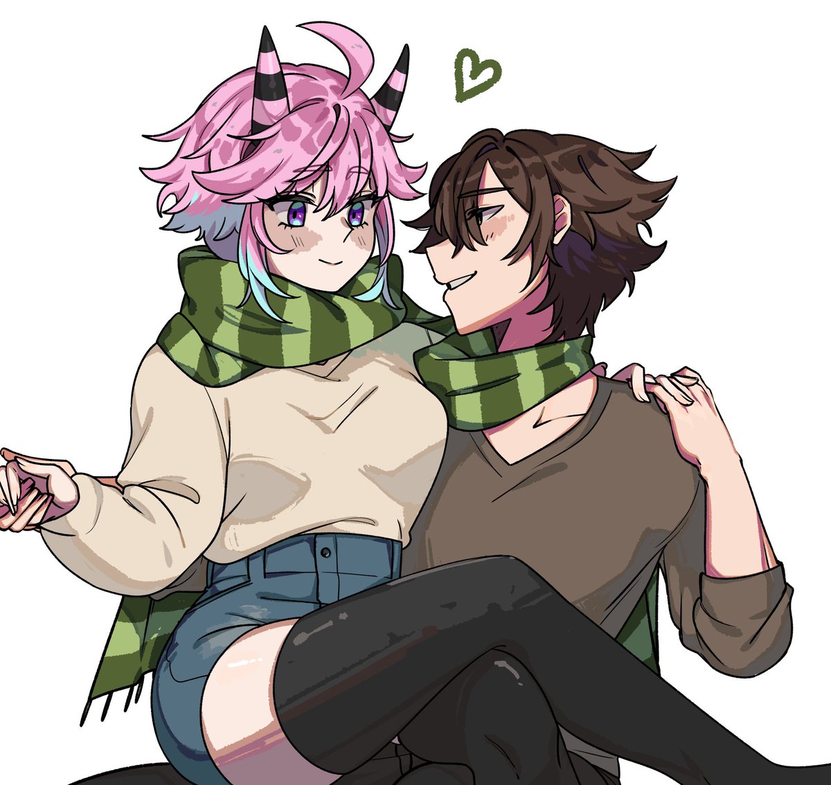 GumshoeGamer's tweet photo. 3 whole years🩷💚

@TaiyoDevil, thank you for being the best part of my life <3 
🎨: @BUNDI2O

#taiyoartsu #artofgum #devilgumart https://t.co/aJdvX7jfF5
