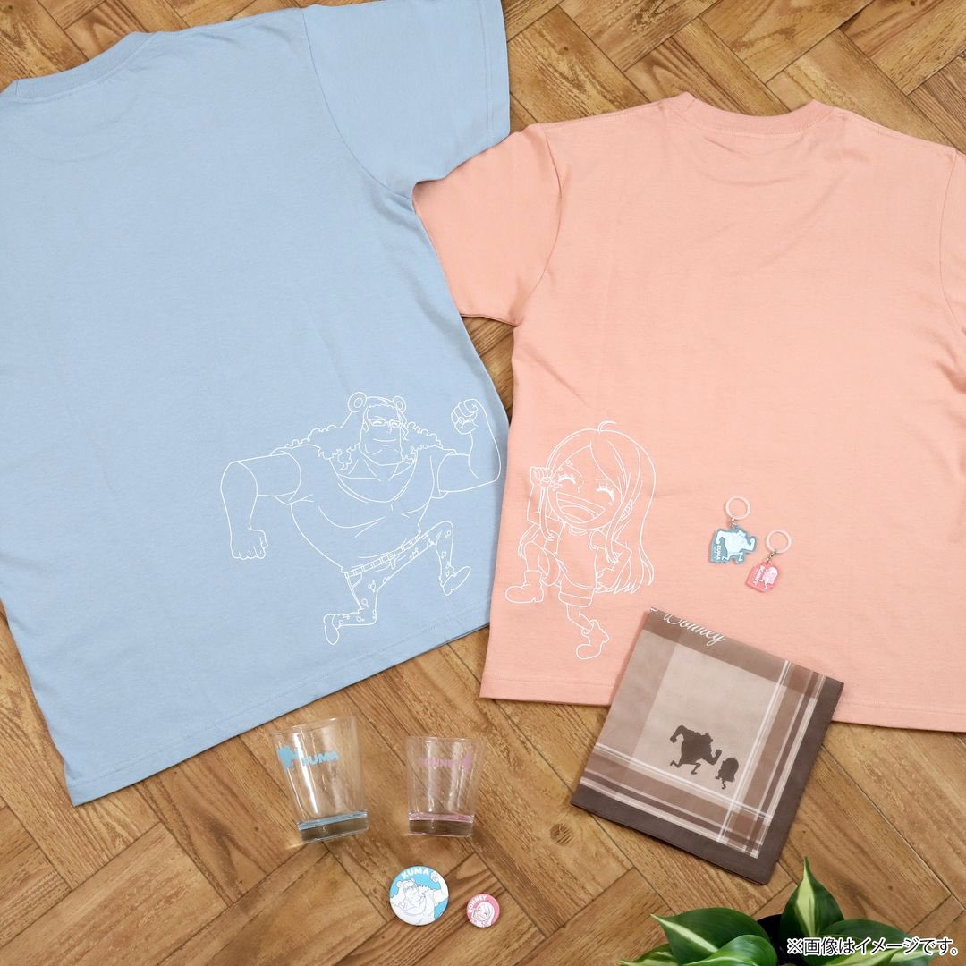 グッズ情報】 くまとボニーの『Tシャツ』 『バッジセット』『アクリル