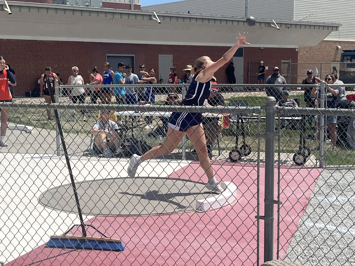 Eliza Loosvelt finished her middle school track career with a trip to the state meet. Eliza has been a great leader and competitor for us this year and last! <a href="/YmsDukes/">York Middle School</a> #yorkdukes