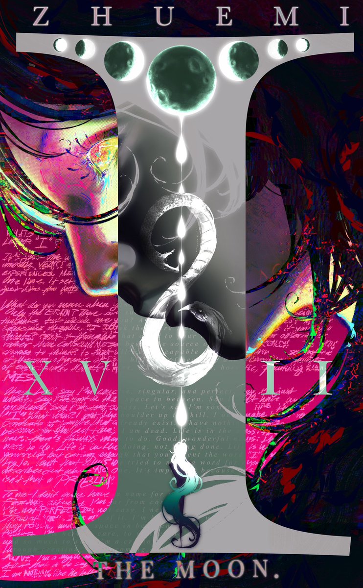zhuemiart's tweet image. EIGHTEEN | THE MOON. #selfportrait