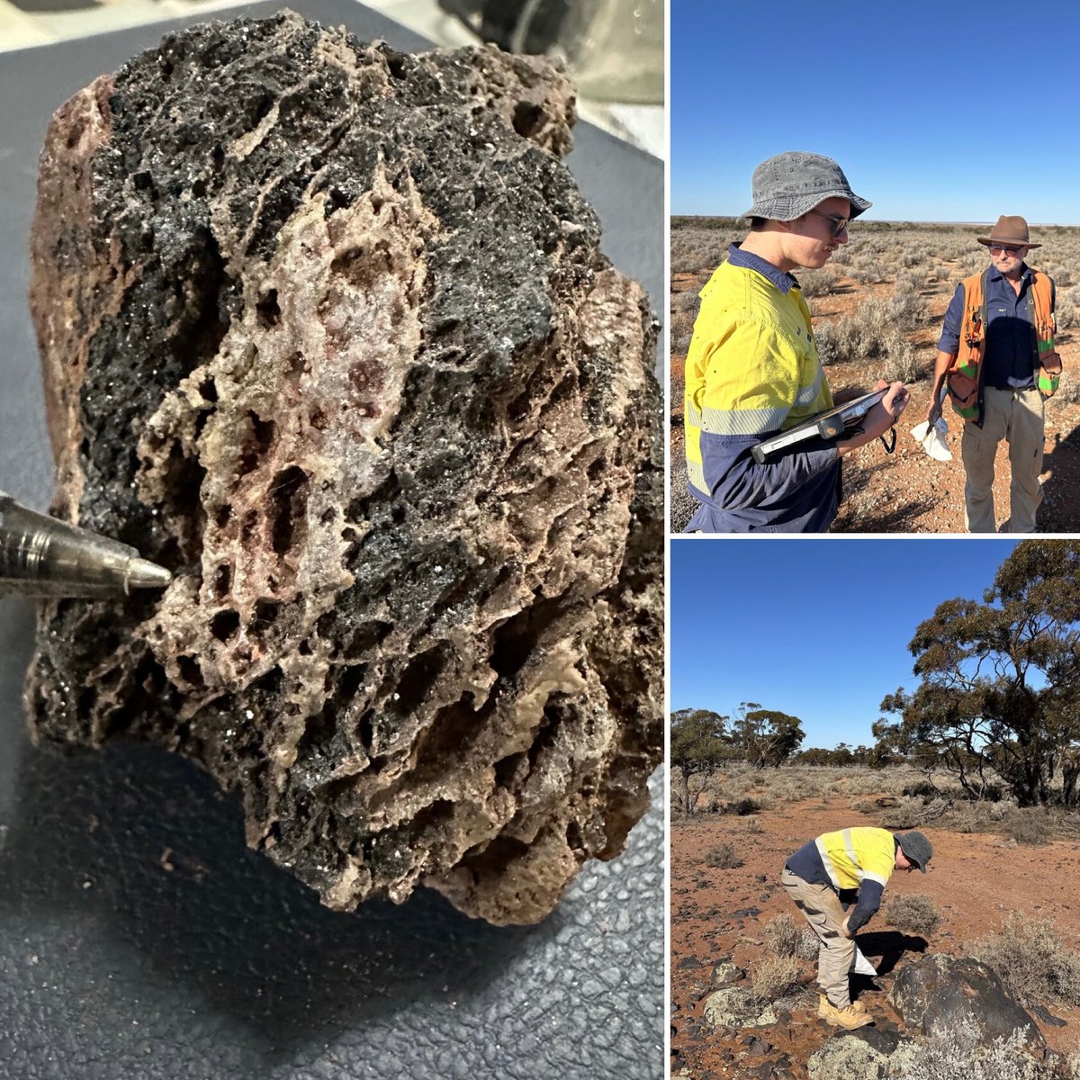 The team are out in the field with Investigator Resources Exploration Manager, Jason Murry project geologist Callum Crespan and exploration consultant Justin Gum to cover a fair bit of ground on our tenements east of the Paris Silver deposit and then on our new earn in tenement