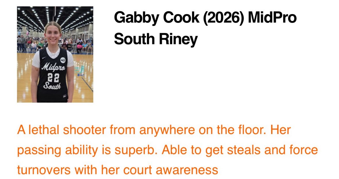GabbyCook__'s tweet image. Appreciate the write up!! @NE2KHoops @MidProSouthGirl