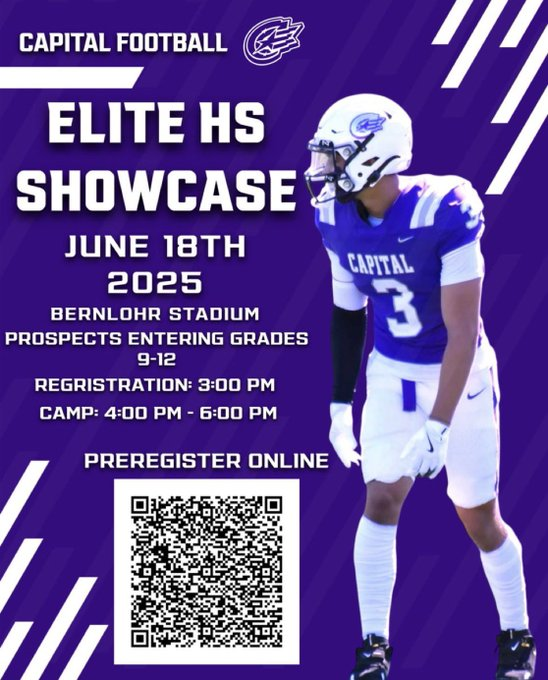 JosiahTillman28's tweet image. Thank you, Coach, @Nfisanick34 for the invite to Capital Football Showcase. Honored and Blessed for all these opportunities.