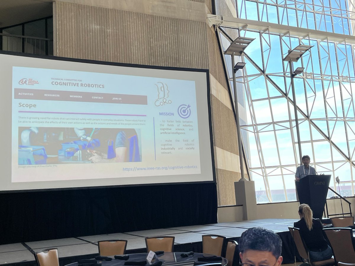 ICRA Task #1, presentation at the RAS TEAB x SAC event is done!
Presenting just two hours after arriving is my fastest record ever.
If you're interested in the TC for Cognitive Robotics and haven't joined yet, you can join from here.
ieee-ras.org/cognitive-robo…
#ICRA2025 #TC_CORO