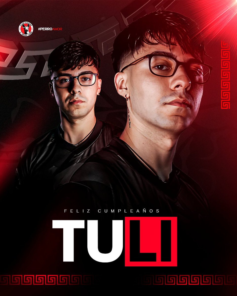 Miren quien anda de festejo hoy 🥳

¡Muy feliz cumpleaños <a href="/Tulifps/">EXL Tuli+</a>!🎂🎊

De parte de todo E-Xolos queremos desearte un muy feliz día y esperamos que tengas una excelente nueva vuelta al sol 🖤❤