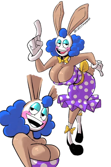 She's a clown now