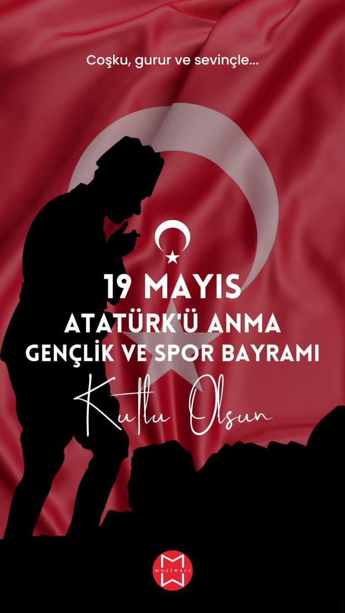 19 MAYIS ATATÜRK'Ü ANMA, GENÇLİK VE SPOR BAYRAMI KUTLU OLSUN! 🇹🇷