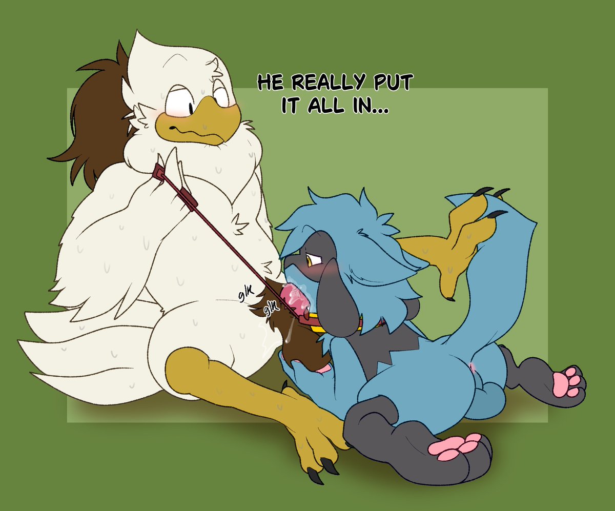 Lil gift art I did for <a href="/LasciviousEagle/">ferrissimulator.bsky.social🔞</a> a while ago and didn't post!