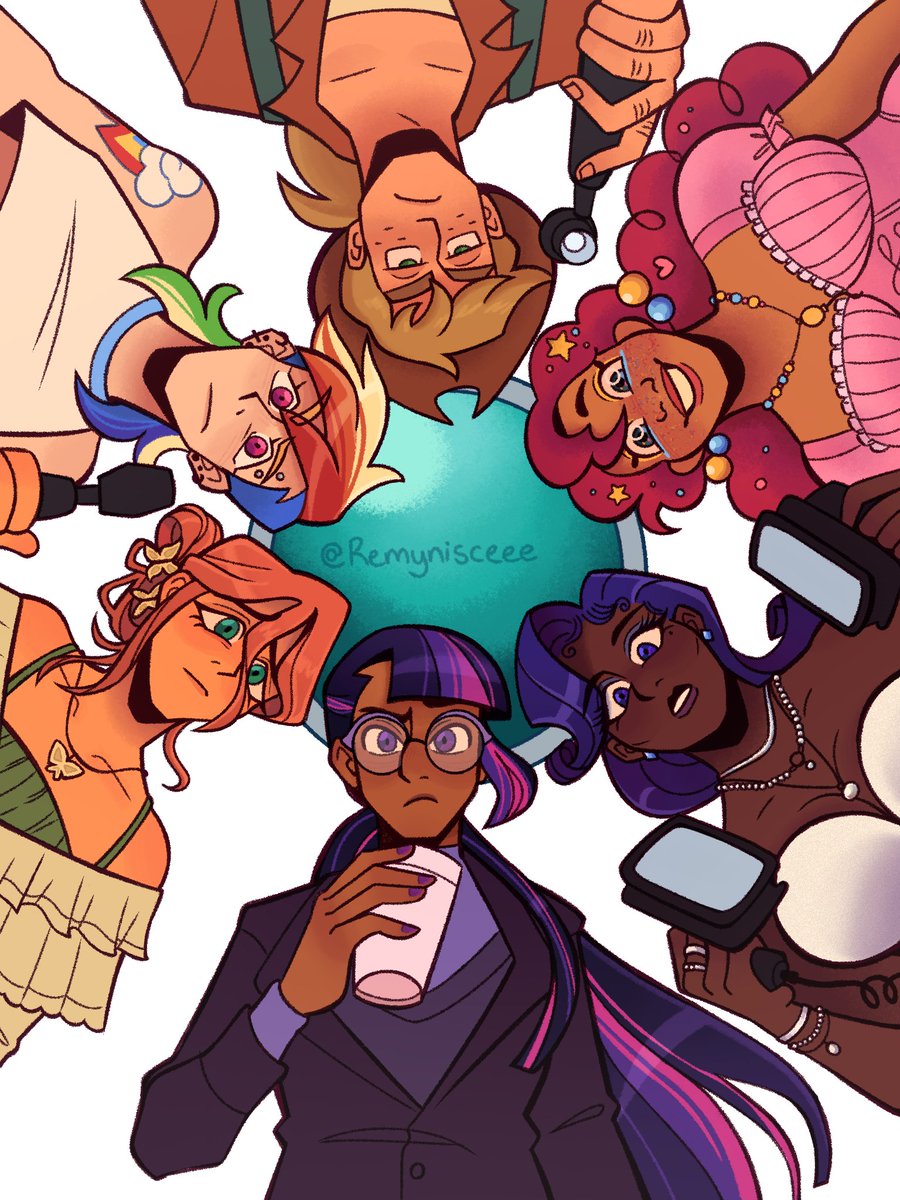 [#mylittlepony #mlp #mlpfanart] Was busy with school back when this trend was a thing so bringing it back