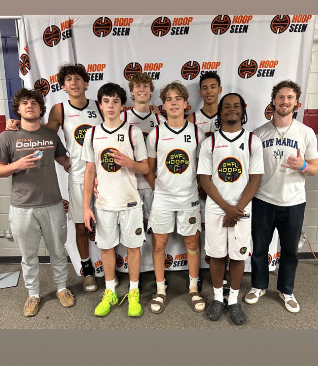 Ü (@thejuce) on Twitter photo They just keep getting better with time!
No ceiling for these young guns. They buy in!
3-1 this weekend at Atlanta Jam for SWFL (RED)
<a href="/swfl_hoops/">SWFL Hoops</a> <a href="/hoopseen/">HoopSeen</a> <a href="/KrisTrpevski/">Kris Trpevski</a> <a href="/DanielRees__/">Daniel Rees</a> <a href="/ClarensJoseph_/">Clarens Joseph</a> <a href="/IsaacLoboda/">Isaac Loboda</a> <a href="/mccabejohnny10/">johnnymccabe10</a> They just keep getting better with time!
No ceiling for these young guns. They buy in!
3-1 this weekend at Atlanta Jam for SWFL (RED)
<a href="/swfl_hoops/">SWFL Hoops</a> <a href="/hoopseen/">HoopSeen</a> <a href="/KrisTrpevski/">Kris Trpevski</a> <a href="/DanielRees__/">Daniel Rees</a> <a href="/ClarensJoseph_/">Clarens Joseph</a> <a href="/IsaacLoboda/">Isaac Loboda</a> <a href="/mccabejohnny10/">johnnymccabe10</a>