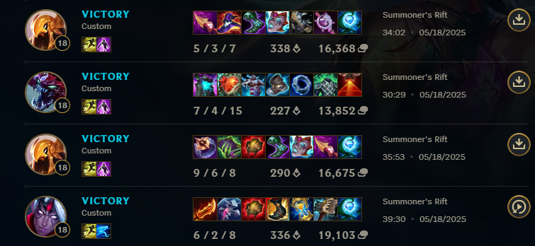 4-0 in OQ's today guess what role i play