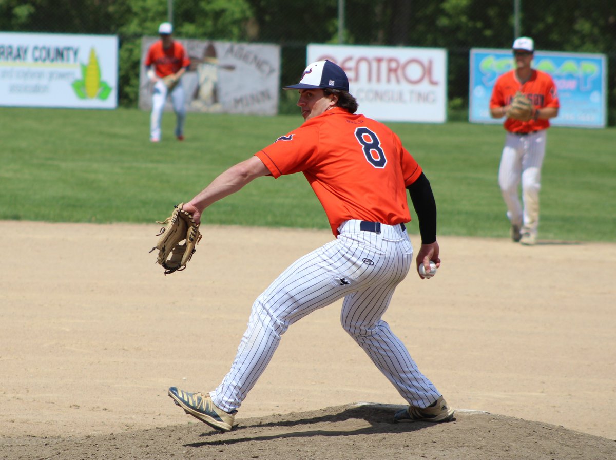 Alex Bretzman climbed the mound as the starting pitcher for your Bulls today and went six innings.