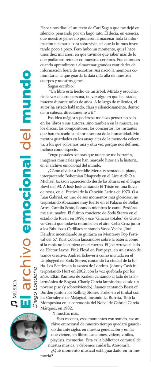 Elfanfatal's tweet image. Les presento El archivo emocional del mundo. Mi texto para el suplemento generación de @elcolombiano