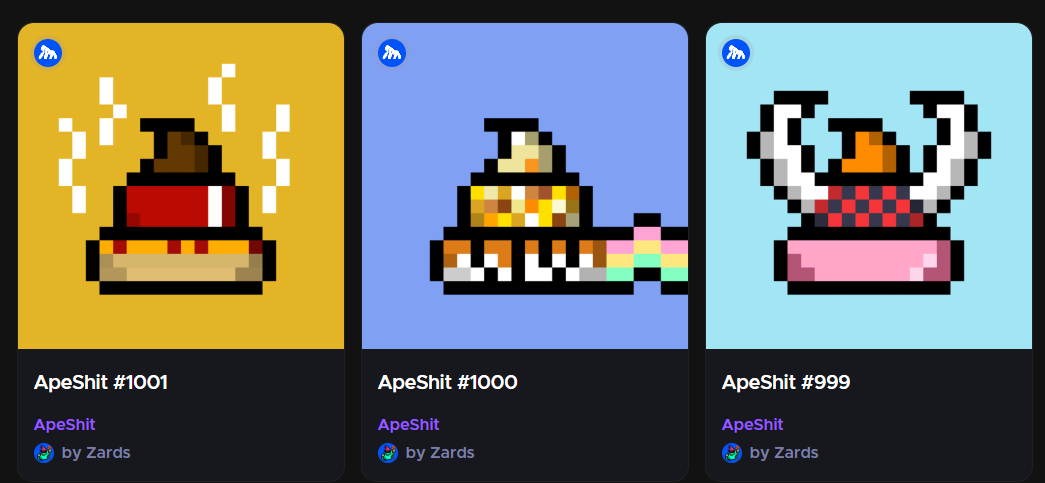 StacknZerps's tweet image. #Apeshit on #apechain.  That's the tweet