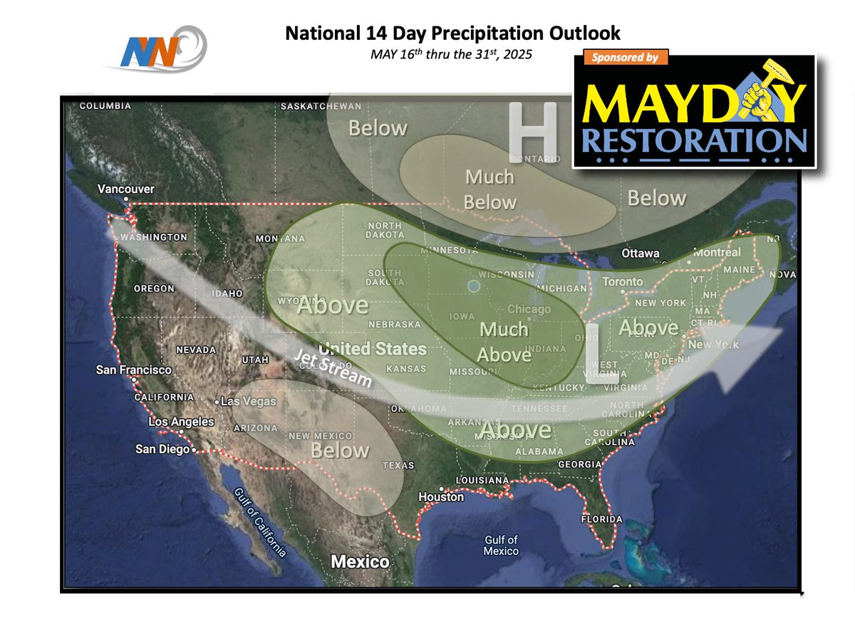 Many of us over southern MN &amp; western WI will receive some much needed moisture over the 2nd half of May. However, the further north you go, the drier it will get. Here is your 14 day precipitation outlook.