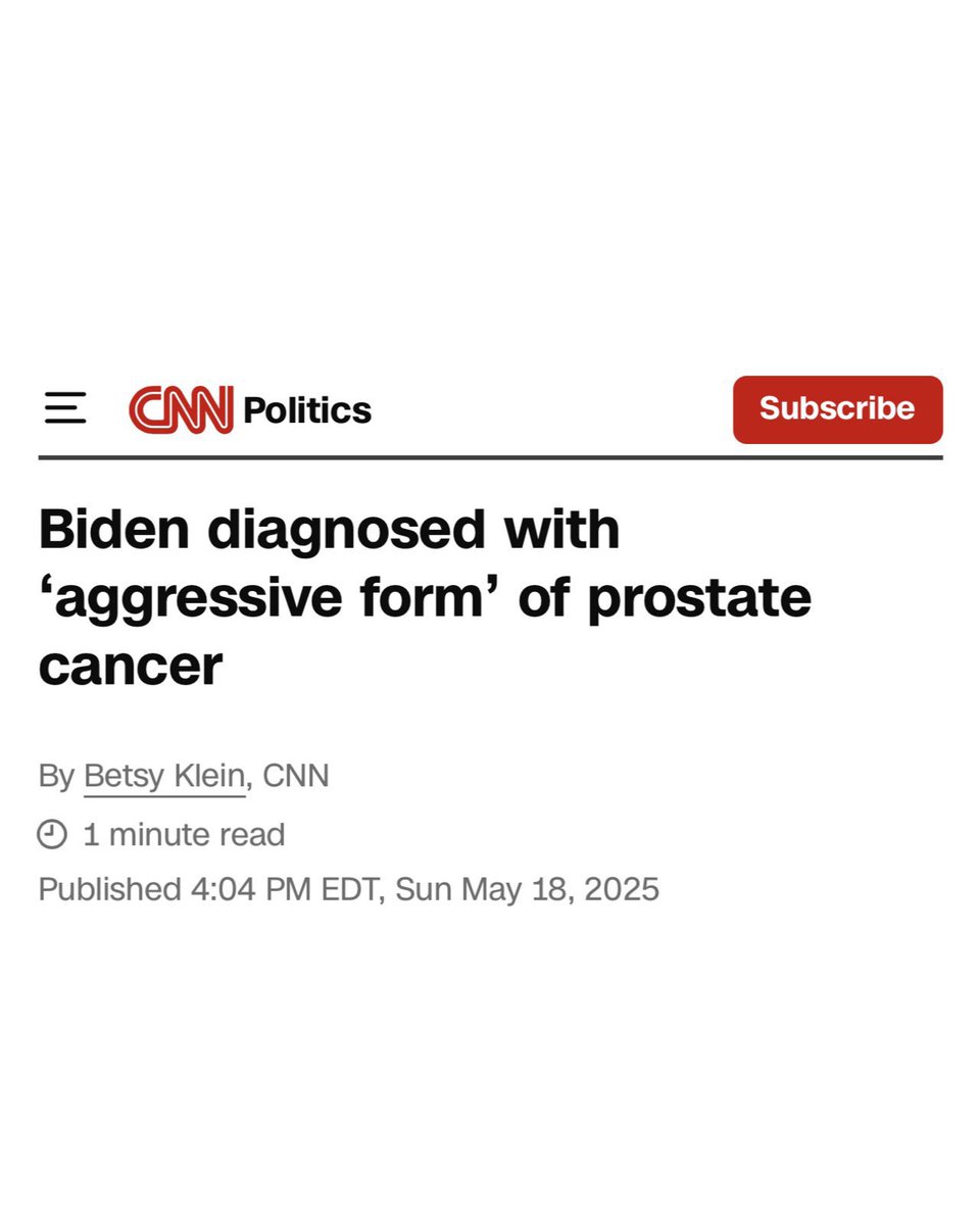 Former President Joe Biden has been diagnosed with an aggressive form of prostate cancer. This is a serious and difficult battle, and my thoughts and prayers are with him during this challenging time. As someone who respects the value of every human life, I pray for his strength,