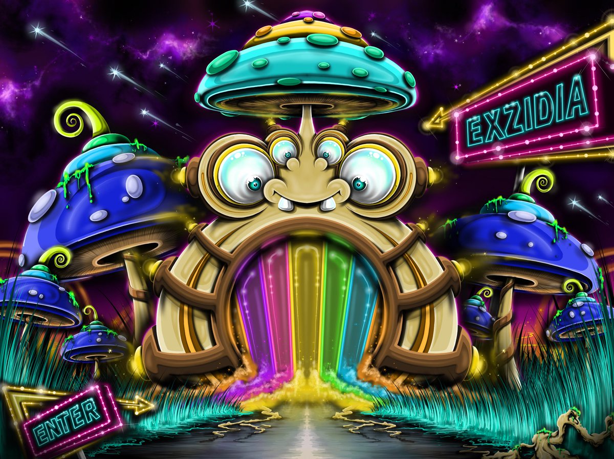 Been stacking 🎨🖌️ art work to balance work life and social life agian.. getting to that point to show use uodates of EXZIDIA🙏 <a href="/KOZMONAUTS1/">KOZMONAUTS</a> <a href="/FursLTA/">FursLTA 👁🍄🌈</a>