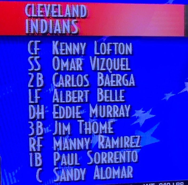 MrCapuletti's tweet photo. @OleTimeHardball 1995 Indians. Ridiculously talented and fun team, energizing a city that had not won a pennant in 40+ years. https://t.co/glQDCK3wK0