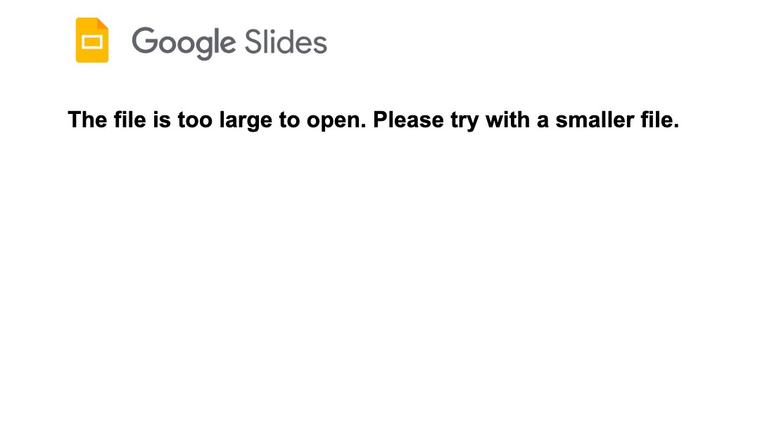 マスタースライド的に過去のpptをまとめている肥大化したファイルをGoogle Slidesにアップして展開したらこうなった