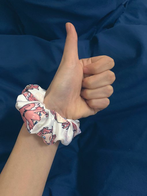 かかげ先生がホロクルで出されていたルイ姉のシュシュが普通に便利で早速使い倒してます。
推し(かかげ先生)が描いた推し(ルイ姉)のグッズを身につけて作業するといつもの3倍絵が上手くなった気がします🌝 