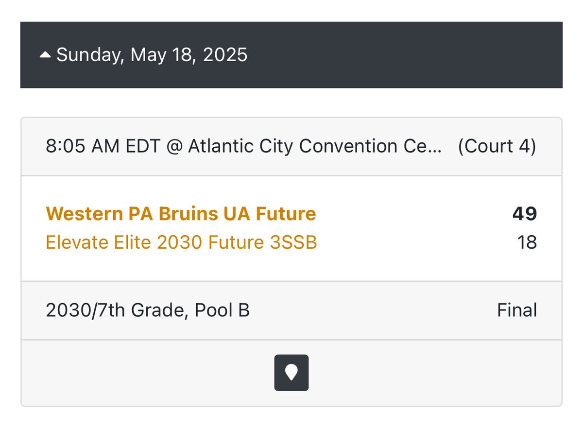 WPABruinsUAFuture(2030) (@wpabruins2030) on Twitter photo Congrats to our girls on their victory today and going 4-0’this weekend at the Atlantic City Showcase! #BruinsNation <a href="/WPABruinsAAU/">WPABruinsAAU</a> Congrats to our girls on their victory today and going 4-0’this weekend at the Atlantic City Showcase! #BruinsNation <a href="/WPABruinsAAU/">WPABruinsAAU</a>