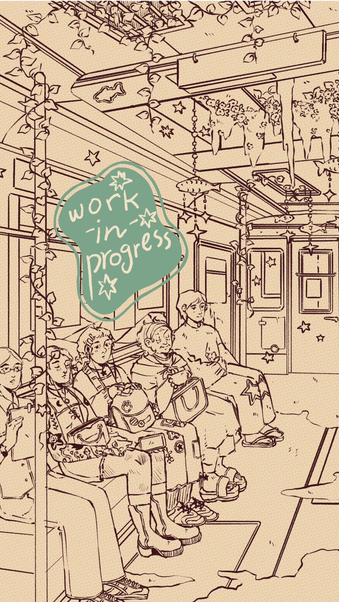 the daily commute ((wip)) ⭑.ᐟ 🫧🫧🫧

#artph / sketch of a redraw i did in between commissions orz i hope i finish this before the month ends dhdhsh