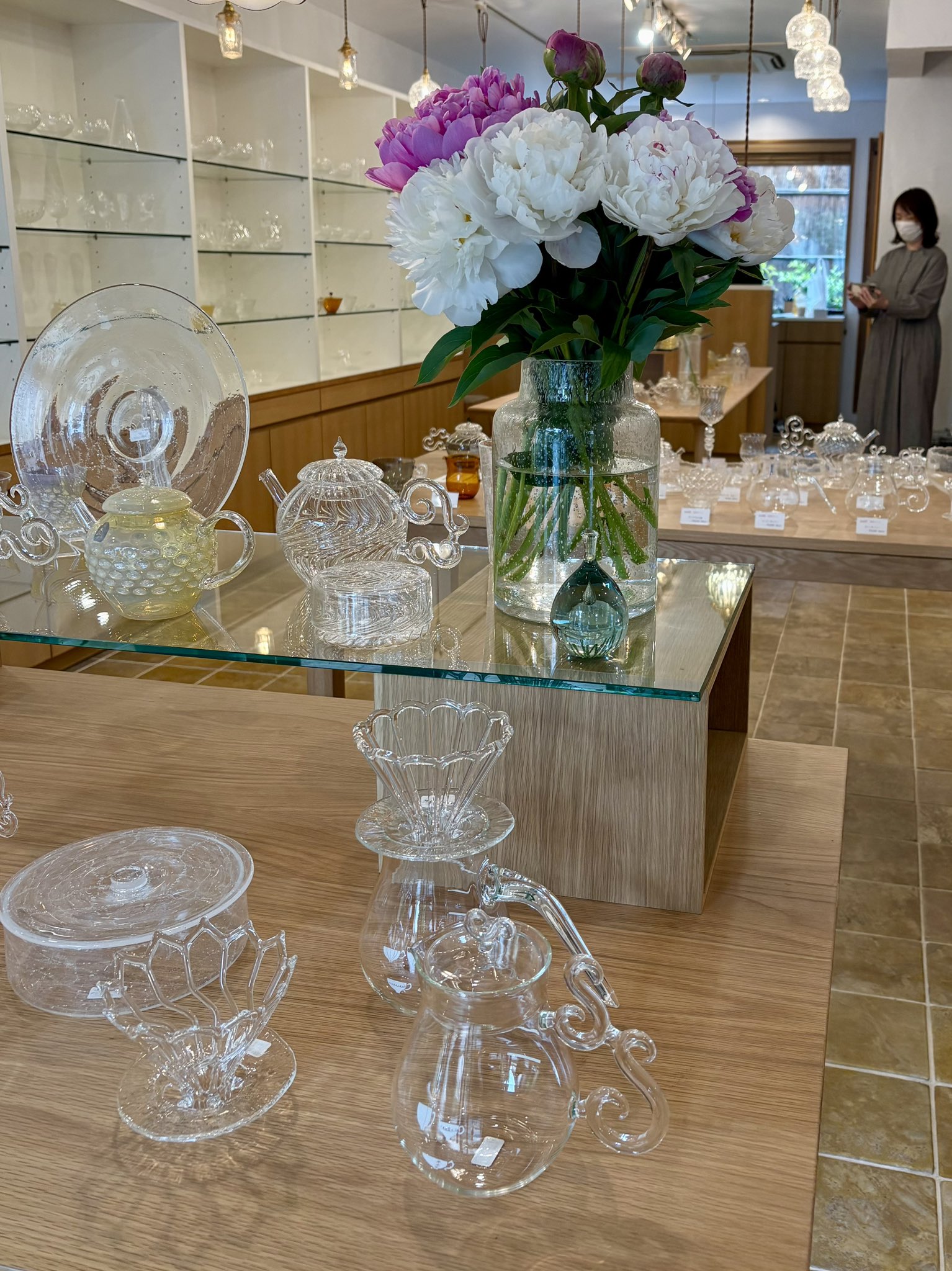 glass atelier えむに　蓋碗　Flow ペア　えむにガラス glass atelier えむに 蓋碗 Flow ペア えむにガラス - メルカリ