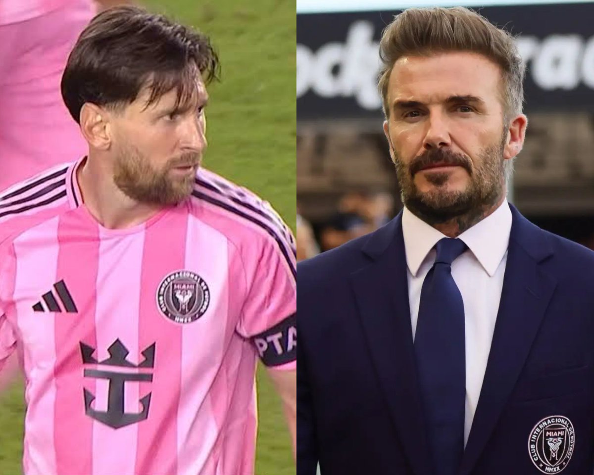 🚨🚨🚨 Heated argument between Beckham and Messi in the dressing room after 3-0 loss to Orlando

Beckham clearly told Lionel Messi "perform or leave" 

‼️ Messi has only 2 goals in last 8 games for Miami