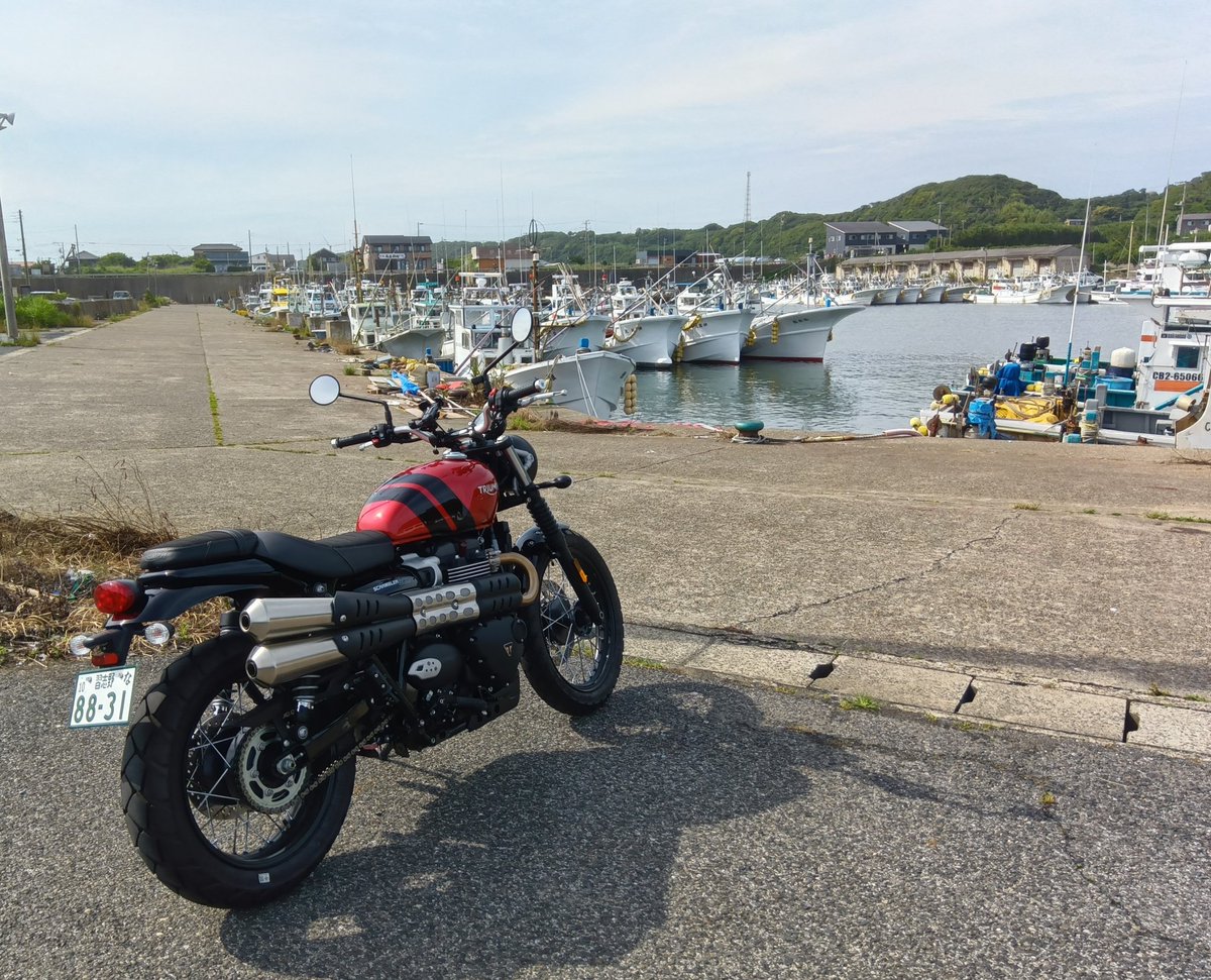 saba_lv19's tweet photo. #バイク #Triumph #Scrambler900 https://t.co/0DjlmmFFnC