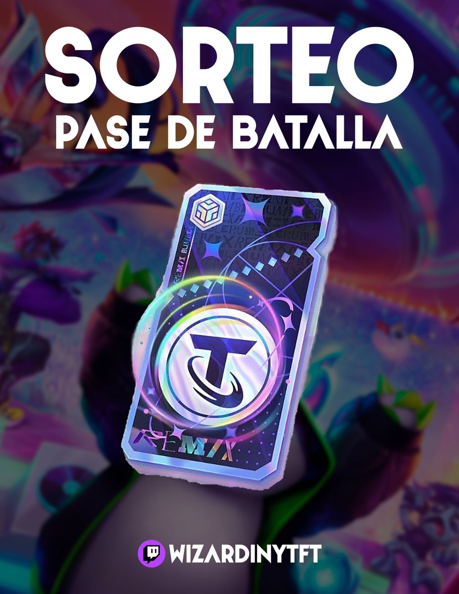 🎷Sorteo del Pase del Revival Set 10🎷

🔷Requisitos:
🔸Seguirme en X y en YT (youtube.com/@wizardinyx117)
🔸Dar🔁y ❤
🔸Comenta tu Ficha Fav del set 10 y etiqueta a un amigo!

🏆El ganador se dará el día 31 de Mayo (Solo para LAN y LAS)