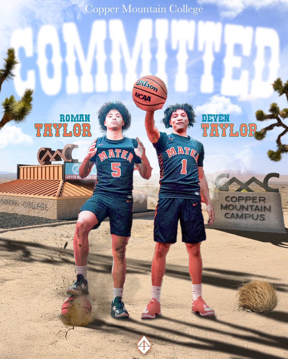 Congratulations <a href="/21_deven/">Deven_21</a> &amp; @31roman1 on your commitment to Cooper Mountain College @coppermountainbasketball #thebrotherhoodpfb🟡🟢🏀