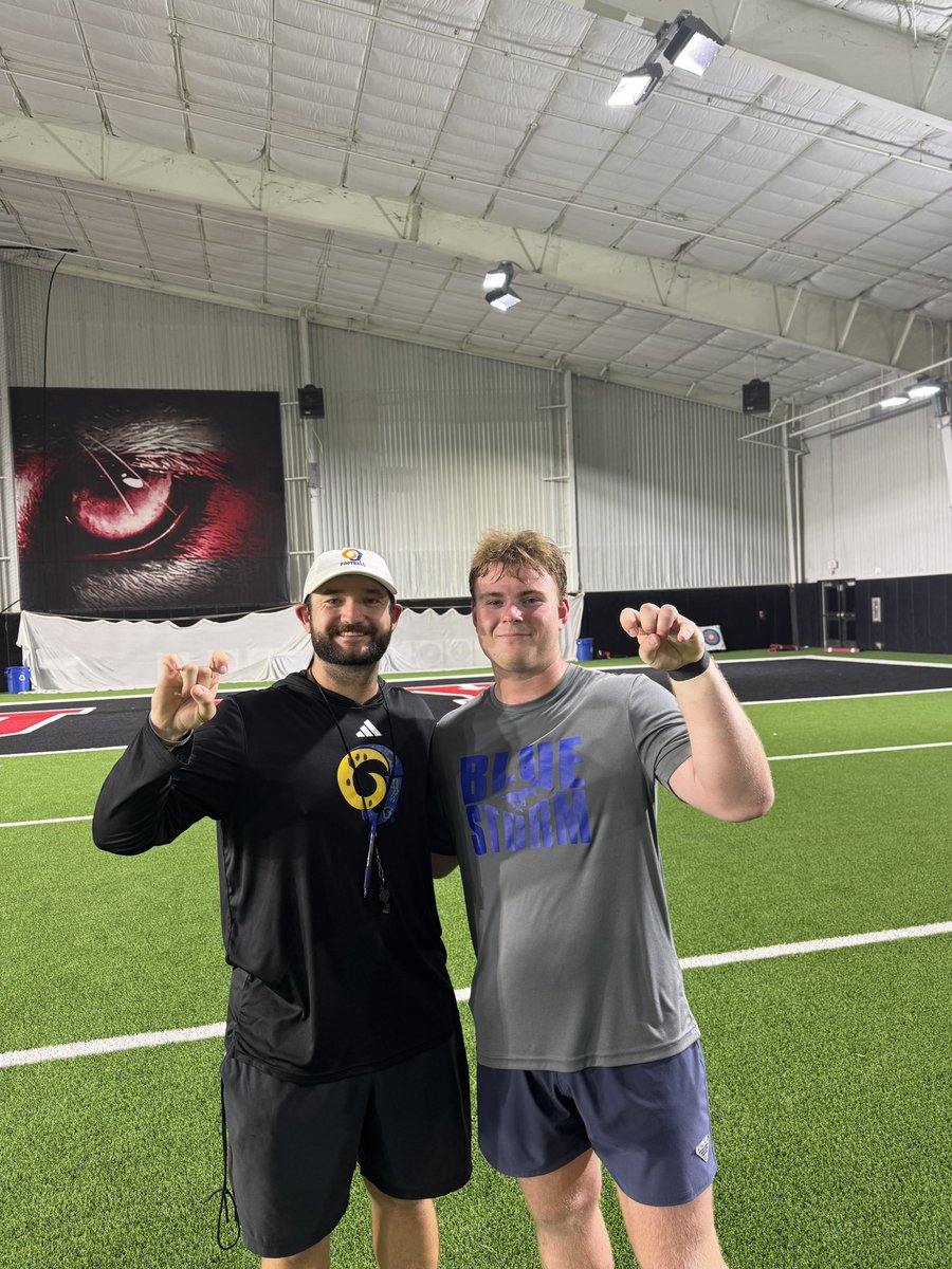 Appreciate <a href="/Del_Excel/">Coach Del Howard</a> for inviting me out for camp this evening and <a href="/CoachOB_5/">Tyler O'Bryan</a> for the work and coaching points. Hope to keep in touch going forward. <a href="/AngeloStateFB/">Angelo State Football</a> <a href="/CoachJ_Lambert/">Jarrett Lambert</a> <a href="/_Coach_Griff/">Dale Griffith</a>