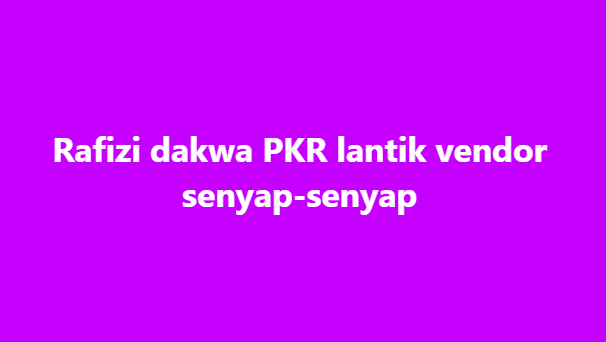 Rafizi dakwa PKR lantik vendor senyap-senyap

IPOH - Timbalan Presiden Parti Keadilan Rakyat (PKR), Datuk Seri Rafizi Ramli mendakwa pelantikan vendor yang mengendalikan sistem pemilihan parti itu tidak dibincangkan terlebih dahulu.

Ahli Parlimen Pandan itu berkata, pelantikan