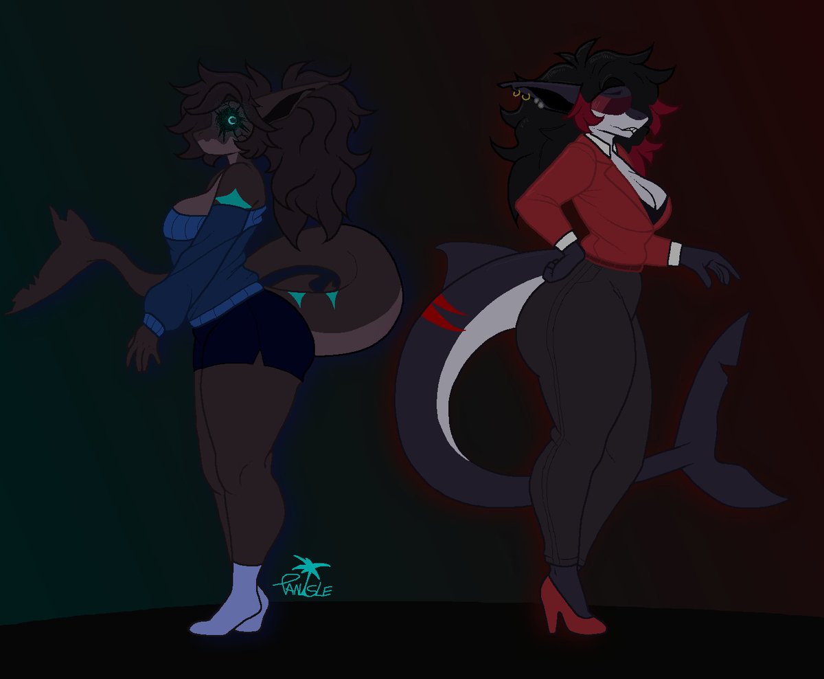 Despite being sisters these two haven't seen each other for quite a long time. It was only a matter of time before they would run into one another again. 

#art #digitalart #oc 

(wow sfw how could this happen)